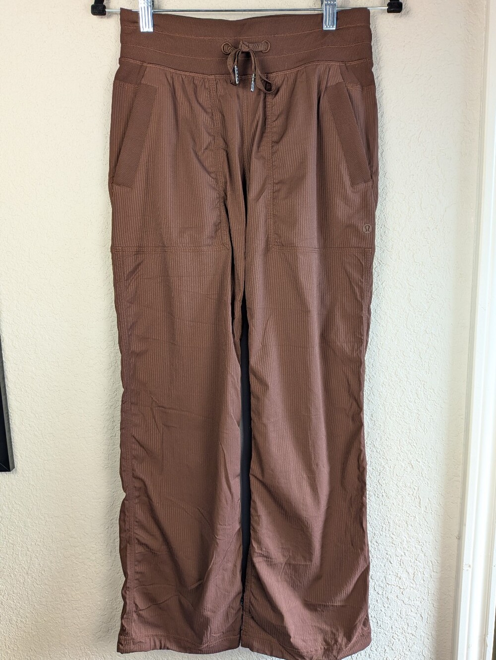 Lululemon Size 6 Dance Studio Mid-Rise Pants Brown Lightweight Straight Leg